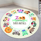 Maxbell Kids Rug Decoration Children Play Mat Round for Children Tents Bedroom