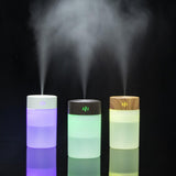 Maxbell Mini Air Humidifier Car with Night light Electric Silent Office Bedroom deep Grain