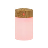Maxbell Mini Air Humidifier Car with Night light Electric Silent Office Bedroom Light Wood Grain