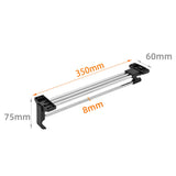 Maxbell Clothing Hanger Telescopic Rod Support Rod Clothes Drying Rack for Wardrobe 14inch
