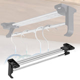Maxbell Clothing Hanger Telescopic Rod Support Rod Clothes Drying Rack for Wardrobe 16inch