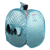 Maxbell Single Personal Sauna Room Tent SPA Sauna Room Tent Folding Full Body Blue