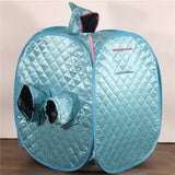 Maxbell Single Personal Sauna Room Tent SPA Sauna Room Tent Folding Full Body Blue