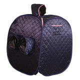 Maxbell Single Personal Sauna Room Tent SPA Sauna Room Tent Folding Full Body Dark Blue