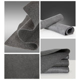 Maxbell 5x Multifunctional Microfiber Cleaning Cloth Washable for Bathroom Car Gray 20cmx30cm