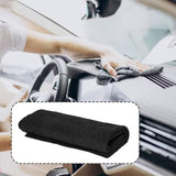 Maxbell 5x Multifunctional Microfiber Cleaning Cloth Washable for Bathroom Car Black 20cmx30cm