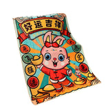 Maxbell 31"x43" Soft Throw Blanket Flannel Blanket for Living Room Home Decoration Style B