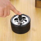 Maxbell 3.9" Push Down Ashtray Practical Smokeless Modern Home Office Tabletop
