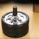 Maxbell 3.9" Push Down Ashtray Practical Smokeless Modern Home Office Tabletop