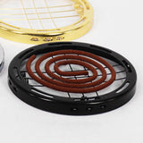 Maxbell Mini Carbon Holder Burner Multipurpose Holder Round for Home Bedroom Black