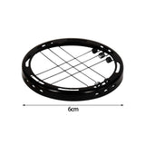 Maxbell Mini Carbon Holder Burner Multipurpose Holder Round for Home Bedroom Black