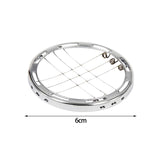 Maxbell Mini Carbon Holder Burner Multipurpose Holder Round for Home Bedroom Argent