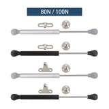Maxbell Gas Spring Lift Support Struts Universal for Toy Box Wardrobe Cabinet Door wood Argent 80N