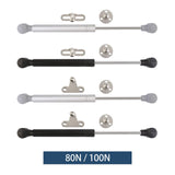 Maxbell Gas Spring Lift Support Struts Universal for Toy Box Wardrobe Cabinet Door wood Argent 80N