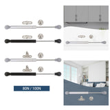 Maxbell Gas Spring Lift Support Struts Universal for Toy Box Wardrobe Cabinet Door wood Argent 80N