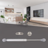 Maxbell Gas Spring Lift Support Struts Universal for Toy Box Wardrobe Cabinet Door wood Argent 100N