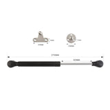 Maxbell Gas Spring Lift Support Struts Universal for Toy Box Wardrobe Cabinet Door Black Aluminum 100N