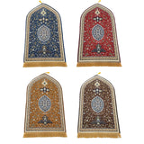Maxbell Flannel Prayer Rug Floor Carpet for Living Room Travel for Men and Women