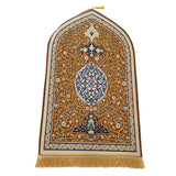 Maxbell Flannel Prayer Rug Floor Carpet for Living Room Travel for Men and Women