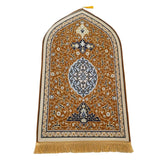 Maxbell Flannel Prayer Rug Floor Carpet for Living Room Travel for Men and Women