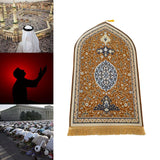 Maxbell Flannel Prayer Rug Floor Carpet for Living Room Travel for Men and Women