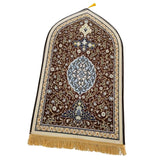 Maxbell Flannel Prayer Rug Floor Carpet for Living Room Travel for Men and Women