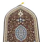 Maxbell Flannel Prayer Rug Floor Carpet for Living Room Travel for Men and Women