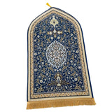 Maxbell Flannel Prayer Rug Floor Carpet for Living Room Travel for Men and Women