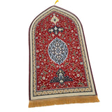 Maxbell Flannel Prayer Rug Floor Carpet for Living Room Travel for Men and Women