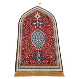Maxbell Flannel Prayer Rug Floor Carpet for Living Room Travel for Men and Women