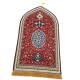 Maxbell Flannel Prayer Rug Floor Carpet for Living Room Travel for Men and Women