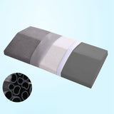 Maxbell Comfortable Waist Pillow Support Pillow Chair Cushion for Office Travel grey