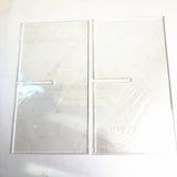 Maxbell Book Holder Stand x Shaped Sturdy Clear Reading Rack for Cookbook Photo Desk