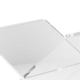 Maxbell Book Holder Stand x Shaped Sturdy Clear Reading Rack for Cookbook Photo Desk