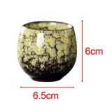 Maxbell Handmade Japanese Cup Drinkware Cup for Adults Men Women Green Tea G