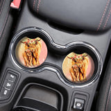 Maxbell 2 Pieces Universal Car Cup Holder Coasters Wooden for Office Automotive style C