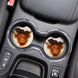 Maxbell 2 Pieces Universal Car Cup Holder Coasters Wooden for Office Automotive style E