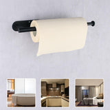 Maxbell Modern Toilet Roll Holder Paper Towel Holder Rustproof for Kitchen Bathroom Argent