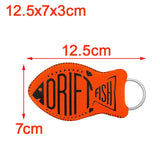 Maxbell Floating Keychain Portable Buoyant Keyring for Drifting Outdoor Water Sports Orange
