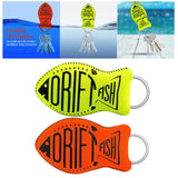 Maxbell Floating Keychain Portable Buoyant Keyring for Drifting Outdoor Water Sports Orange