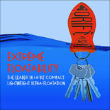 Maxbell Floating Keychain Portable Buoyant Keyring for Drifting Outdoor Water Sports Orange
