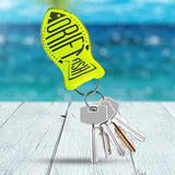 Maxbell Floating Keychain Portable Buoyant Keyring for Drifting Outdoor Water Sports Green