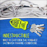 Maxbell Floating Keychain Portable Buoyant Keyring for Drifting Outdoor Water Sports Green