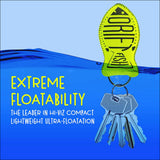 Maxbell Floating Keychain Portable Buoyant Keyring for Drifting Outdoor Water Sports Green