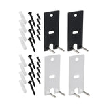 Maxbell 2Pcs Speaker Wall Mounts Universal Replacement Durable for Surround Speakers Black