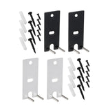 Maxbell 2Pcs Speaker Wall Mounts Universal Replacement Durable for Surround Speakers Black