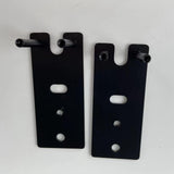 Maxbell 2Pcs Speaker Wall Mounts Universal Replacement Durable for Surround Speakers Black