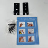 Maxbell 2Pcs Speaker Wall Mounts Universal Replacement Durable for Surround Speakers Black
