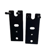 Maxbell 2Pcs Speaker Wall Mounts Universal Replacement Durable for Surround Speakers Black