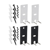 Maxbell 2Pcs Speaker Wall Mounts Universal Replacement Durable for Surround Speakers Black